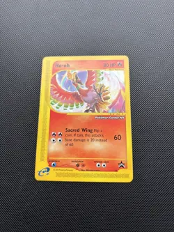 Pokemon Card Black Star Promo Ho-oh 52 Pokemon Center NY Stamped E Series WOTC - Image 2