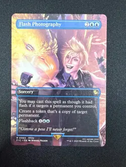 Flash Photography (BORDERLESS) - Final Fantasy (MTG) NM - Image 1