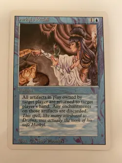 MTG NM Hurkyl’s Recall Revised 3rd Edition Free Shipping In The US with Tracking - Image 1