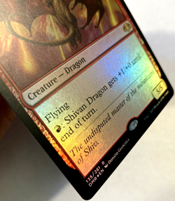 MTG Shivan Dragon FOIL Dominaria Remastered 135 NM - Image 2