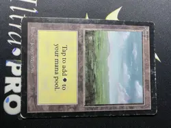 Magic the Gathering Beta Edition Land Plains Heavy Play Condition - Image 1