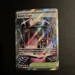 Battle Cage 116/094 NM - Full Art Holo - 2025 TCG Pokemon Phantasmal Flames - Image 1