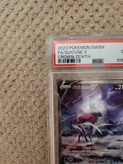 Pokemon TCG Suicune V GG38/GG70 Alternative Art Crown Zenith PSA 10 Gem Mint - Image 3