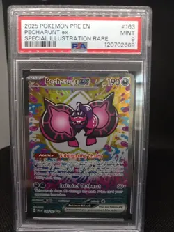 2025 Pokemon Pre En Percharunt Ex Special Illustration Rare Mint 9 - Image 2