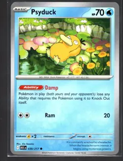 2x Psyduck 039/217 Pokemon TCG- Ascended Heroes NM - Image 1