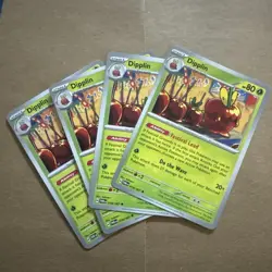4x Dipplin 018/167 x4 - Twilight Masquerade - Pokemon TCG - Playset - Image 1