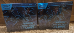 Pokemon TCG Phantasmal Flames Sealed ETB Elite Trainer Box Lot Of 2 Brand New - Image 1