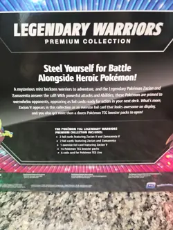Legendary Warriors Premium Collection Box Pokemon Sword Shield Factory Sealed 🔥 - Image 3