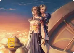 Magic MTG Final Fantasy Art Series 31/53 Farewell Gold Stamped Foil - Image 1