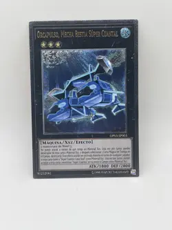Yugioh X1 Super Quantal Mech Beast Grampulse SPANISH Ultimate OP03-EN003 SP003 - Image 2