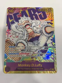 One Piece TCG OP05-119 Monkey D. Luffy Gear 5 Parallel SEC Alt Art English - Image 1