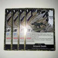 One Piece TCG OP14-096 Ground Death X4 Playset Card Game CCG English - Image 1