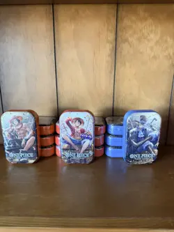 One Piece DISPLAY 6x Mini Tin Pack Set VOL. 2 TS-02 TS02 English - Image 1
