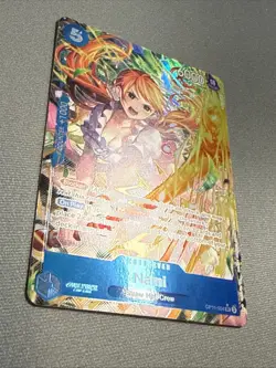 One Piece A Fist of Divine Speed Nami OP11-054 Alternate Alt Art Super Rare NM - Image 3