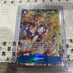One Piece A Fist of Divine Speed Nami OP11-054 Alternate Alt Art Super Rare NM - Image 1