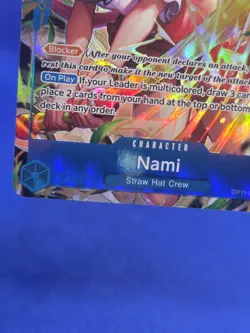 One Piece A Fist of Divine Speed Nami OP11-054 Alternate Alt Art Super Rare NM - Image 5