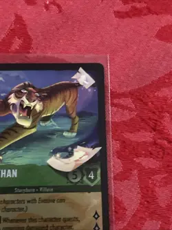 FOIL Lorcana Whispers - Shere Khan - Fearsome Tiger - 88/204 FOIL - Image 2