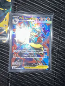 Mega Lucario ex 160/132 ME01: Mega Evolution - Pokemon Card - NM - Image 1