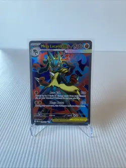 Mega Lucario ex - 160/132 160/132 ME01: Mega Evolution Pokemon Card NM - Image 1