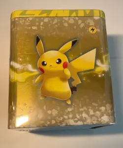 2022 Pokemon TCG Stacking Tin Factory Sealed -⚡Electric Type-Pikachu-3 packs - Image 1