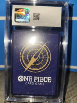 One Piece Paramount War Monkey D Luffy OP02-062 SR English CGC 10 GEM MT - Image 2