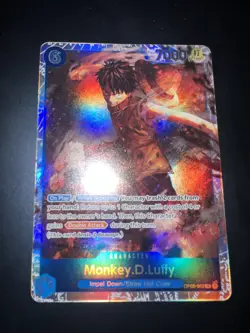 One Piece - Monkey.D.Luffy OP02-062 - Paramount War SR Foil - Near Mint - Image 1