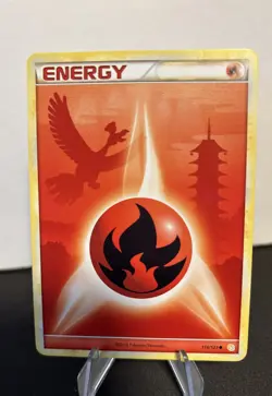 Ho-oh Fire Energy 116/123 MP Hgss Heart Gold Soul Silver Pokemon TCG - Image 2