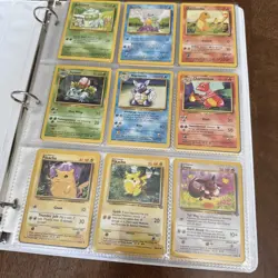 Old Vintage Binder Full of Pokemon Cards - Image 1