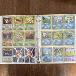 Old Vintage Binder Full of Pokemon Cards - Image 4