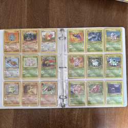 Old Vintage Binder Full of Pokemon Cards - Image 5