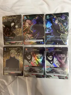 Union Arena Jujutsu Kaisen R*, SR* Card Lot - Image 1