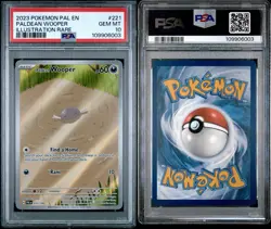 2023 Pokemon Paldea Evolved Paldean Wooper #221/193 PSA 10 - 20% GEM RATE - Image 1