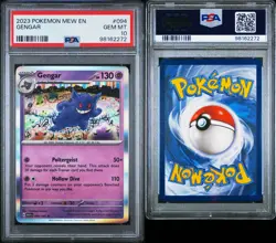 2023 POKEMON MEW EN-151 094 GENGAR PSA 10 GEM MINT - Image 1