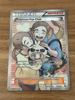 Pokemon Fan Club EX 106/106 XY: Flashfire Full Art Holo - Pokemon TCG - Image 1