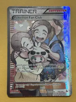 Pokemon Fan Club EX 106/106 XY: Flashfire Full Art Holo - Pokemon TCG NM/LP - Image 1