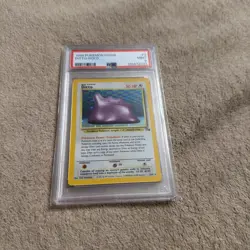 1999 Fossil Ditto Holo #3 Holo PSA 9 - Image 1