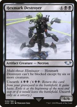 1x Hexmark Destroyer NM Eng MTG - Warhammer 40,000 - Image 1