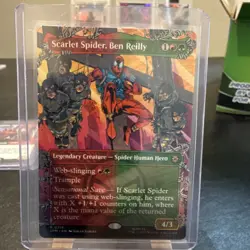 Scarlet Spider, Ben Reilly | Marvel MTG Legendary Creature | Foil | Spider-Man - Image 1