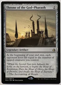 MTG Throne of the God-Pharaoh-Amonkhet NM-M - Image 1