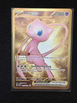 Pokemon TCG Mew EX 205/165 Scarlet & Violet 151 Holo Hyper Rare - Image 1