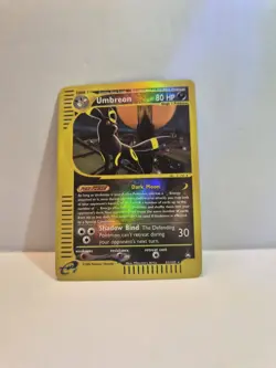Pokemon TCG Umbreon Aquapolis REVERSE HOLO Rare Card 41/147 LP- - Image 1