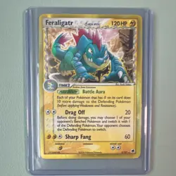 Pokemon TCG Feraligatr 2/101 EX Dragon Frontiers Holo Rare Delta Species - MP - Image 1