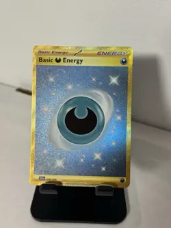 Basic Darkness Energy 098/064 Shrouded Fable Hyper Rare Gold Pokemon Card Mint - Image 1