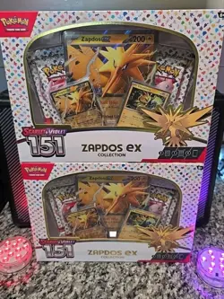 2x Zapdos 151 Ex Collection Boxes Factory Sealed Scarlet Violet Pokemon TCG 🔥 - Image 1