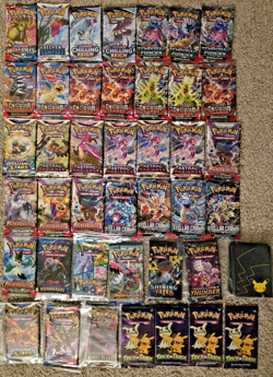 POKEMON ~ LOT of 41 BOOSTER PACKS ~ VARIOUS SETS ~ 1 POKEMON 65 COUNT SLEEVES - Image 2