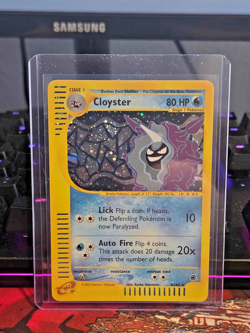 Vintage 2002 Pokemon Expedition Cloyster #8/165 Holo Rare - Excellent Condition - Image 1