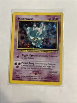 Pokemon TCG Misdreavus Holo Rare Neo Revelation 11/64 MP Condition - Image 1