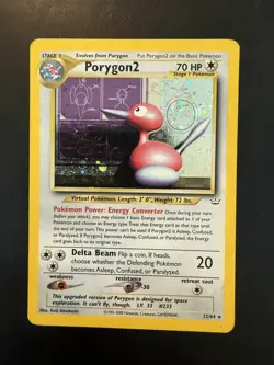 Neo Revelation - Porygon2 12/64 Holo Rare Vintage Pokemon TCG - LP - Image 1