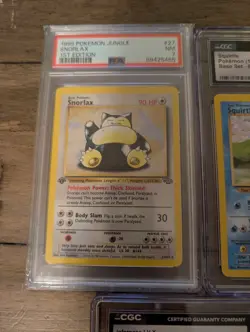 Pokemon Vintage Graded Lot - 5 Slabs Snorlax 1st Ed PSA 7, Infernape Lv X - Image 2