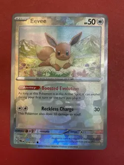 Pokemon TCG Eevee (Master Ball Pattern) 74/131 SV: Prismatic Evolutions NM - Image 1